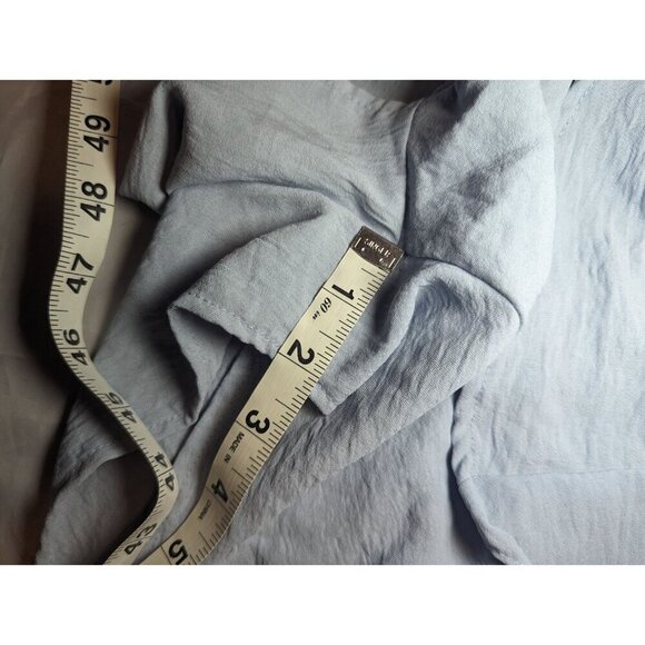 altar'd state Mini Allistair Romper Dress Size Small Light Blue Keyhole Back - Picture 14 of 16